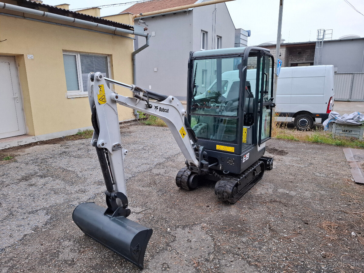 Bobcat E19, rok 2019, kvalita - 2