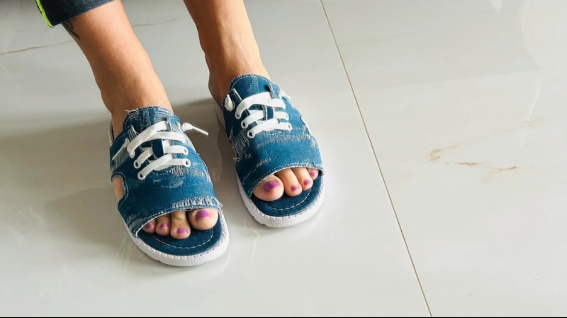 Džínsové šlapky - 2