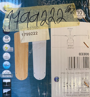 Predám stropné svetlo s ventilátorom - 2