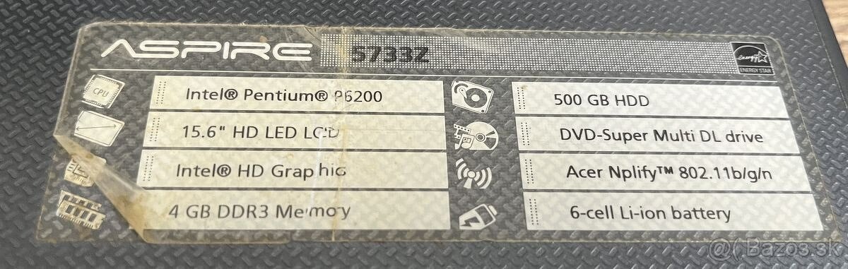 ASUS Aspire 5733Z + darček - 2