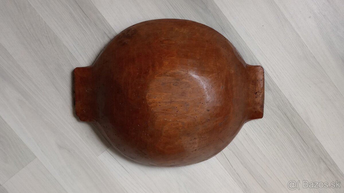 Starožitné drevené korýtko 2 ks - 2