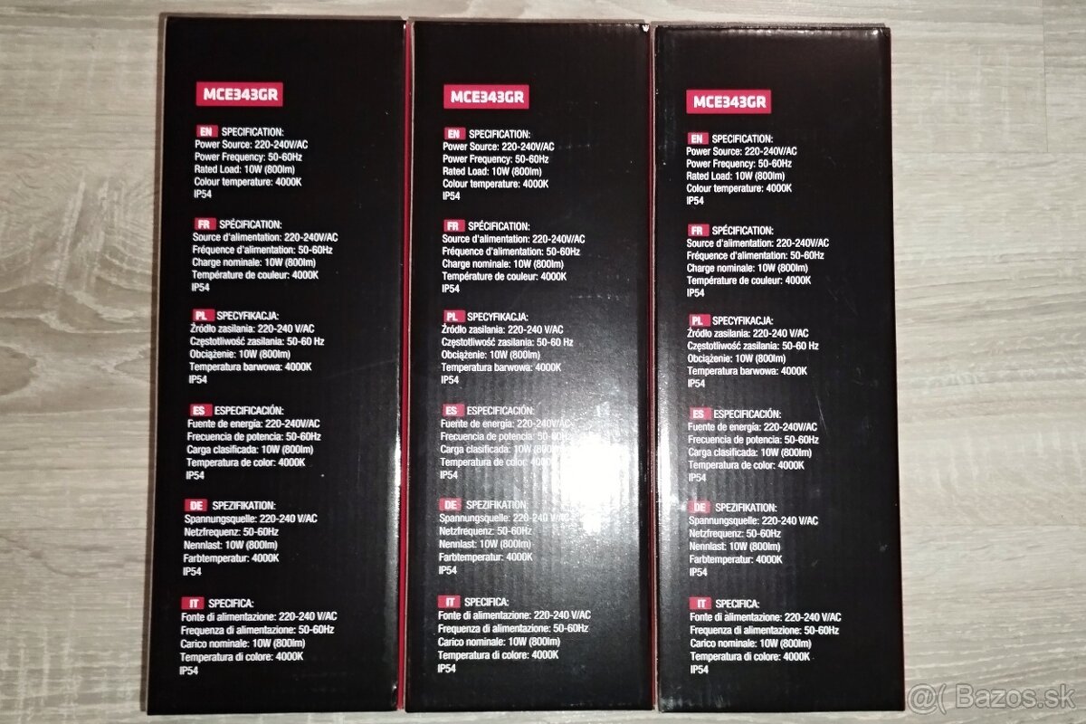 Nástenné svietidlo MCE343GR - 2