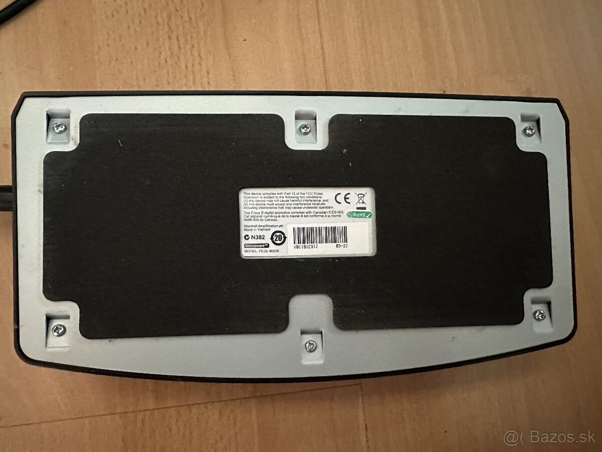Marshall MG Programovateľný Footcontroller PEDL-90008 (4-tla - 2