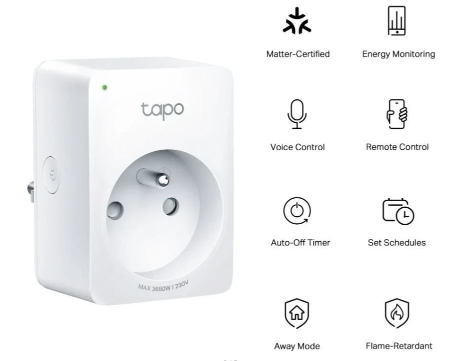 SMART Wifi zásuvka TAPO P110M - 2