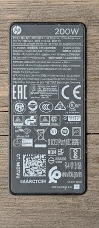 200W napájací adaptér Smart AC HP Originál - 2