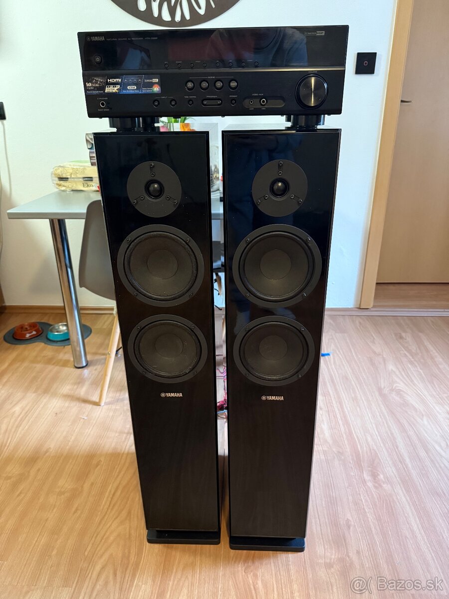 Yamaha Zosilovač htr2866 + podlahové reproduktory ns-f150 - 2