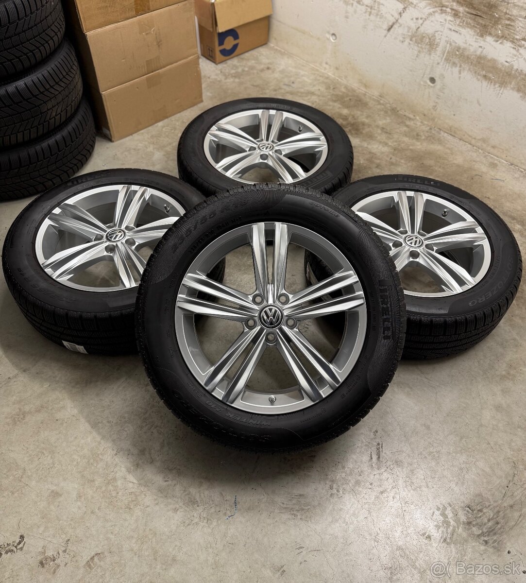 Zimná sada 5x112 R18 , 235/55/18 VW Tiguan Kodiaq VW Sebring - 2