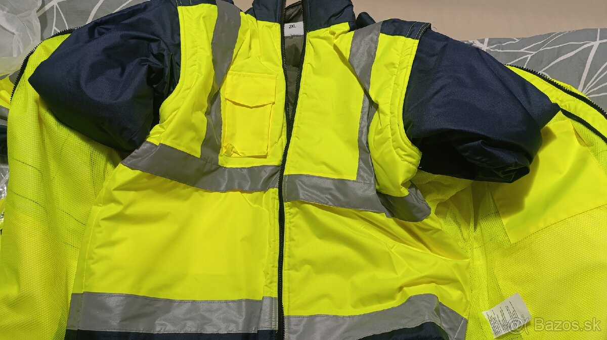 Pracovná reflexná bunda Xxl - 2