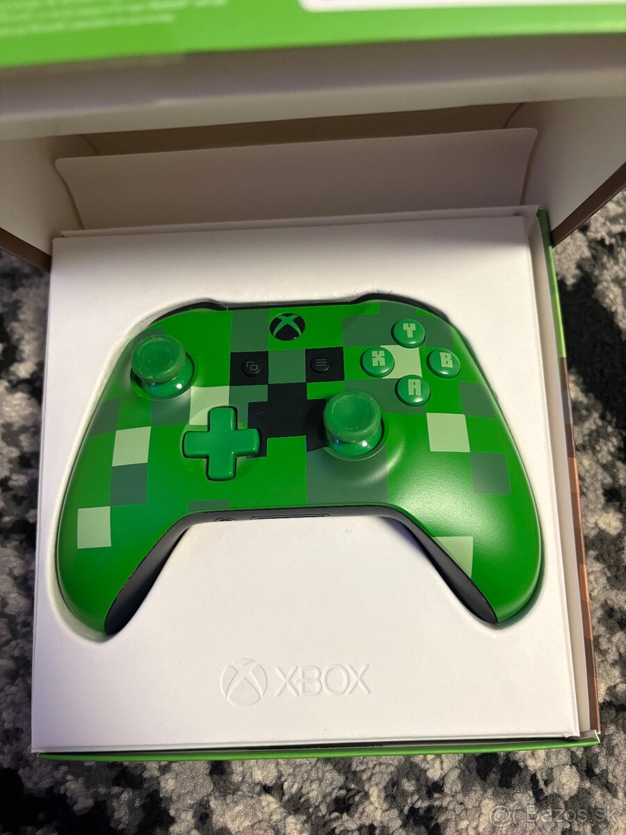 Xbox One S Minecraft Creeper Edition ovládač - 2