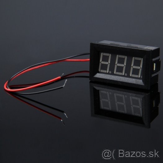 Digitálny voltmeter 5-100V - 2