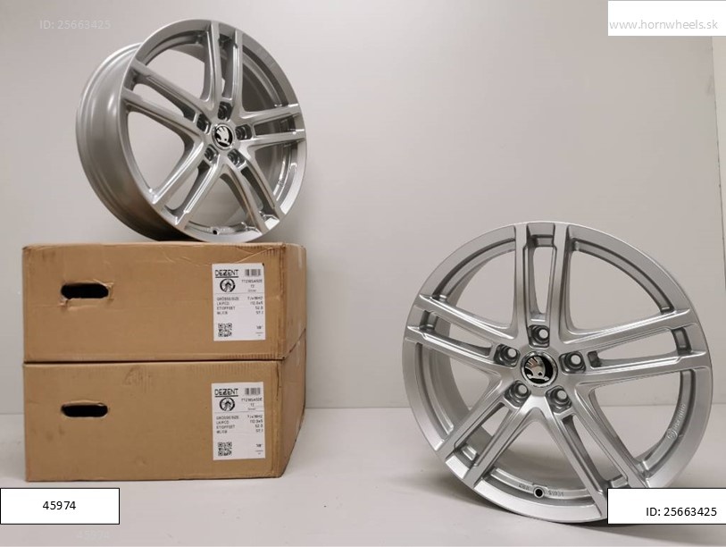 Škoda Octavia alu disky 7J R18 5x112 ET52 1200 - 2