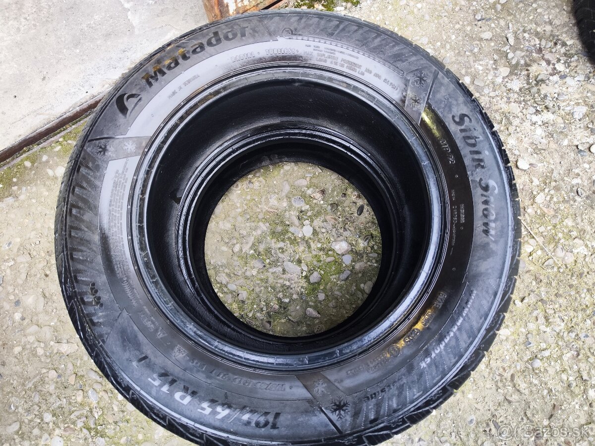 Zimné pneu =MATADOR= 195/65 R15 = 2ks - 2