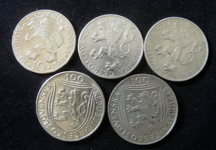 Československé pamätné strieborné mince - 2