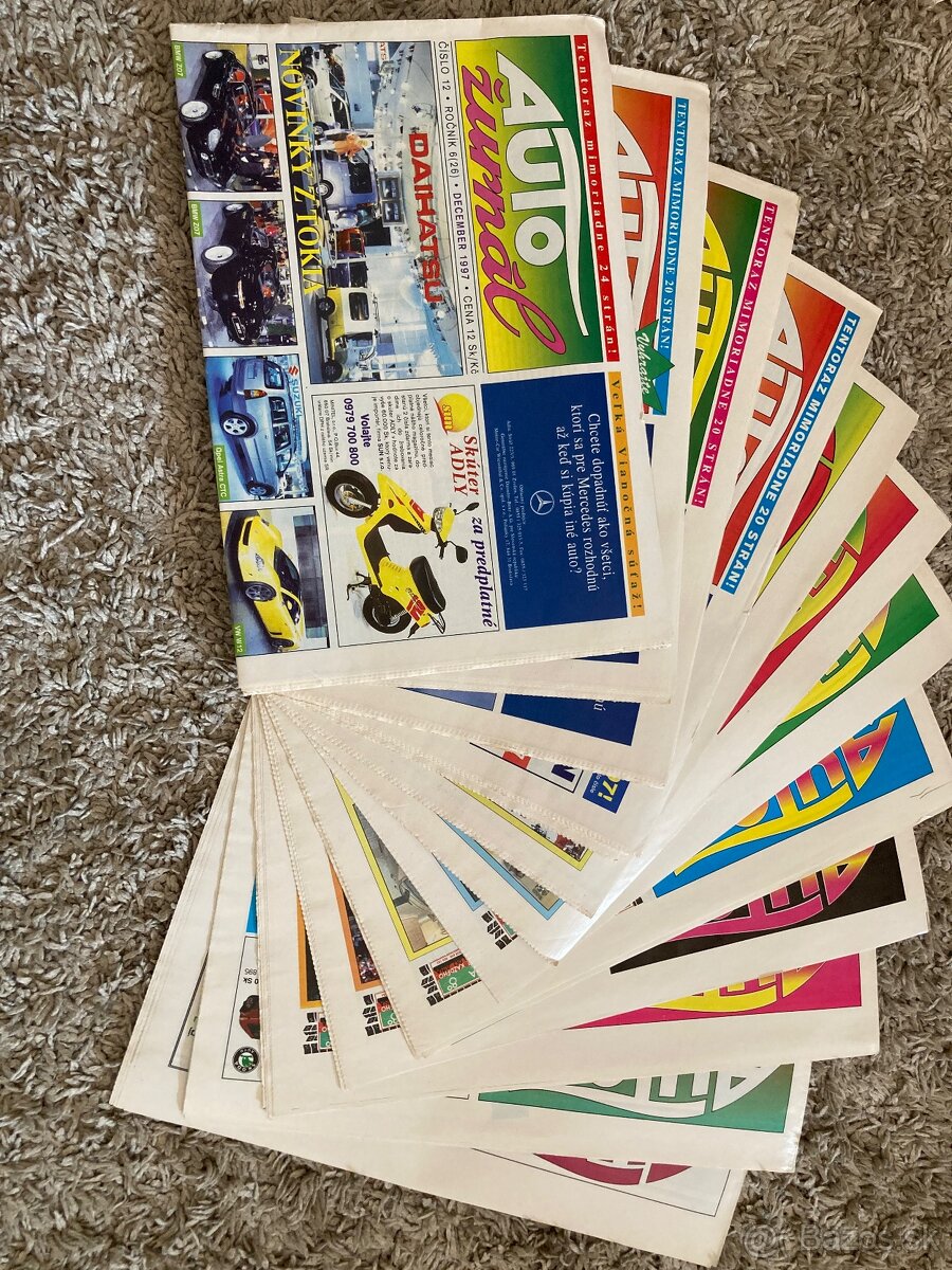 Motoristicke casopisy Autožurnál - 2