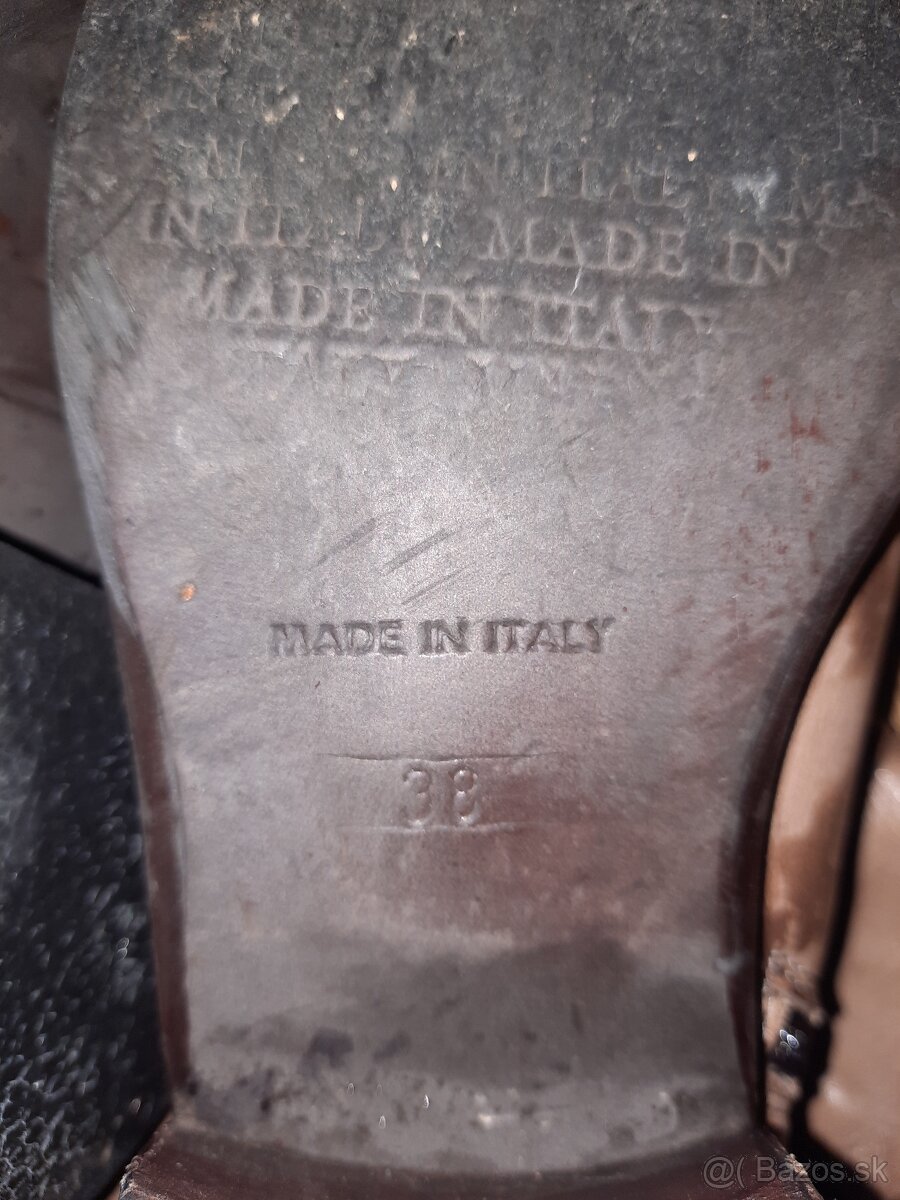 Kožené čižmy talianske - 2