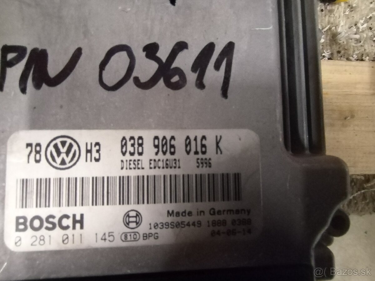 Radiaca jednotka EDC 16u31 - 2