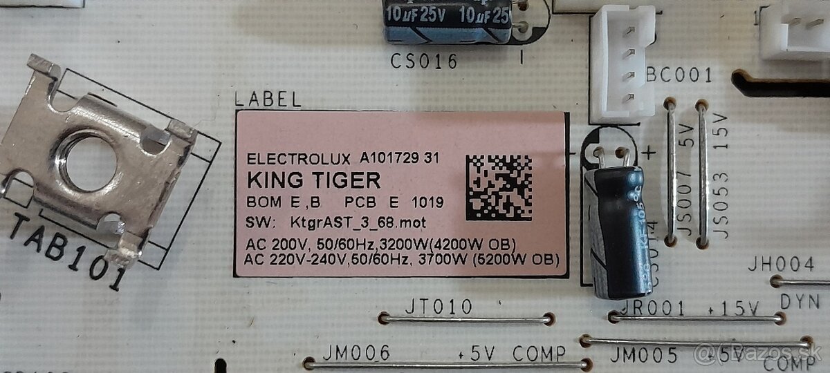 Electrolux A101729 31, KING TIGER, nové - 2