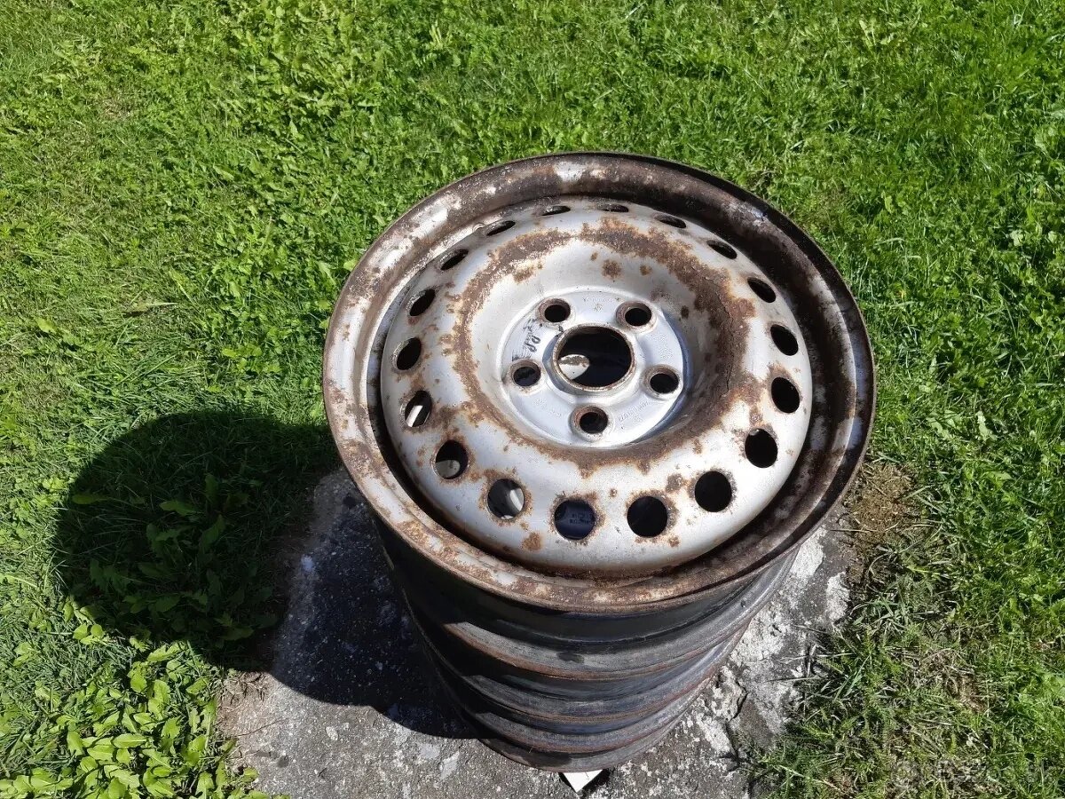 Dodávkový plechový disk 4ks 6x15 - 2