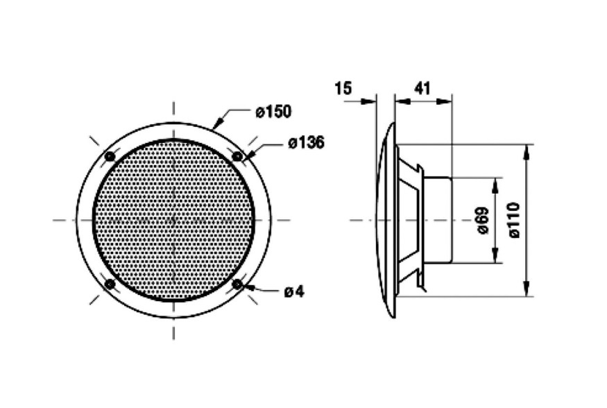 Reproduktor Visaton FR 13 WP - 4 Ohm - 2
