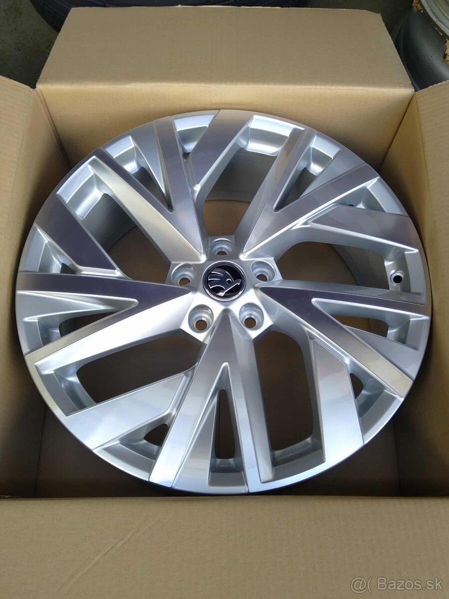 19" alu ŠKODA KODIAQ originál + zimné pneu. - 2