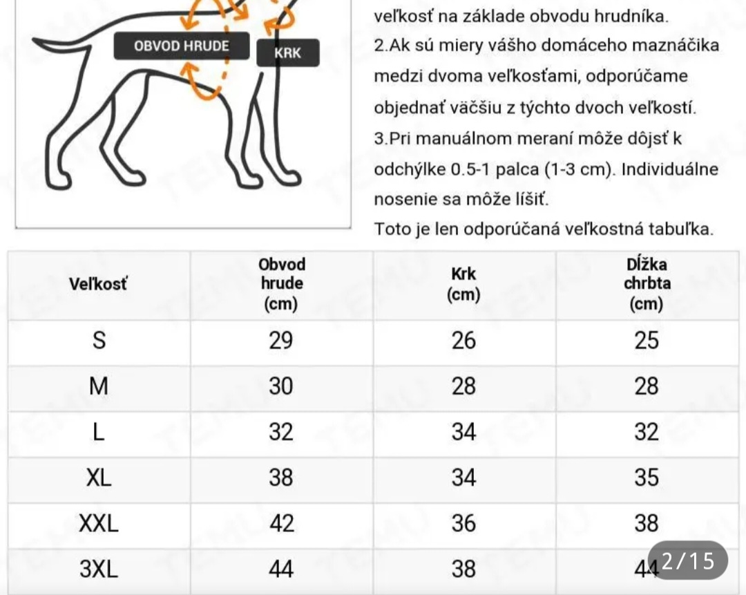 Zimná bunda pre psika - 2