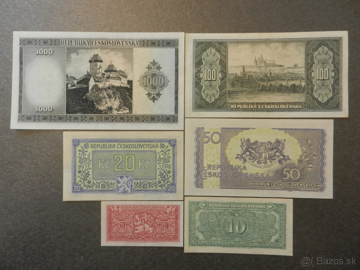 Staré bankovky Anglická emisia - 2