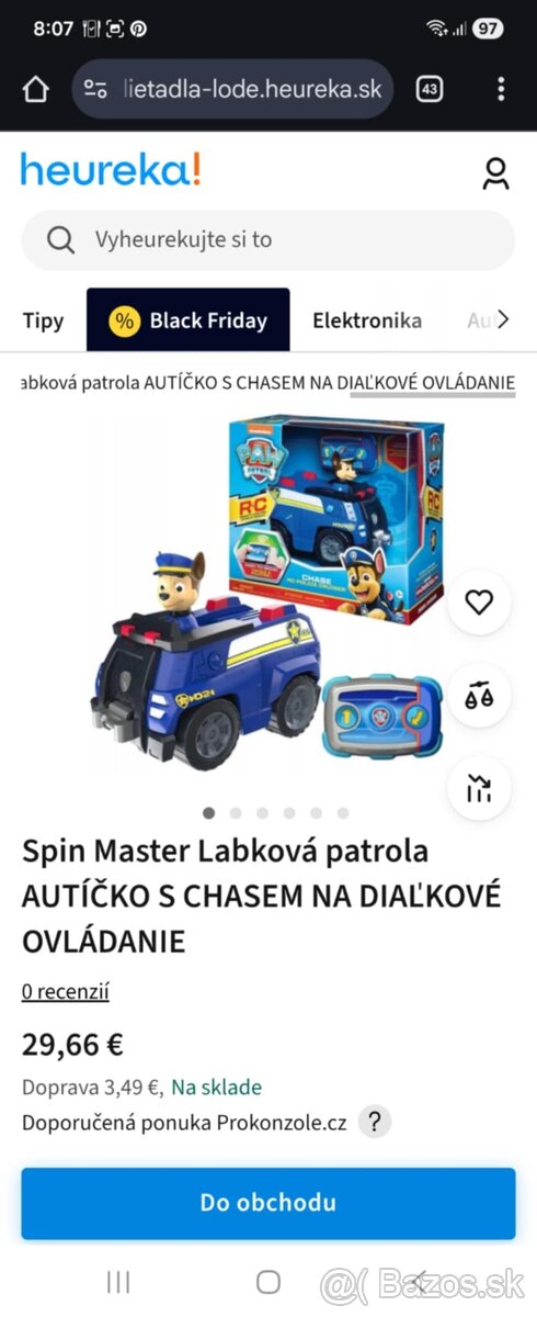 Paw Patrol autíčko - 2