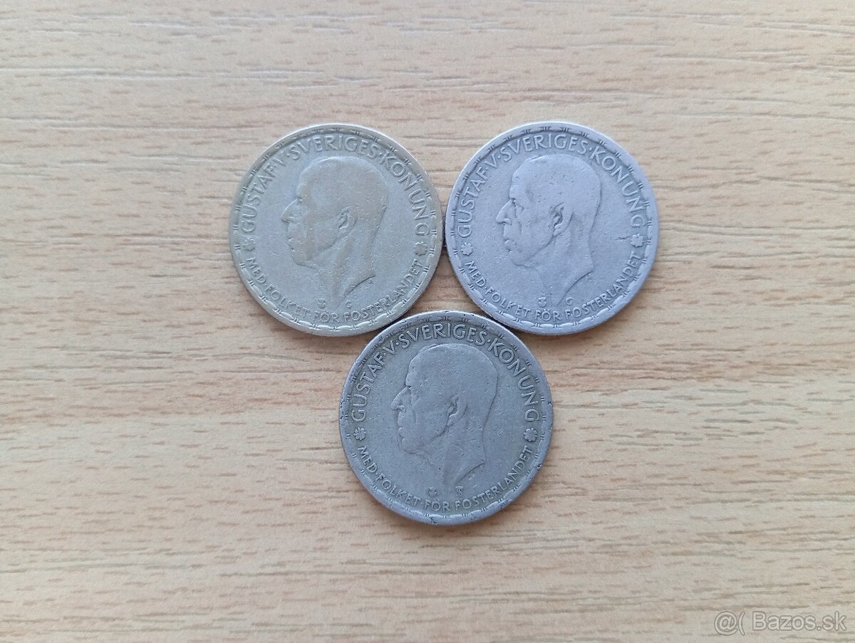 Švédske mince Ag - 2