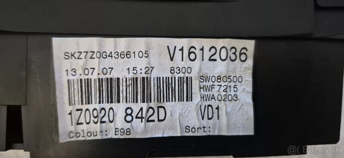 tachometer maxidot octavia 2 1.9 tdi diesel 2004-2008 - 2