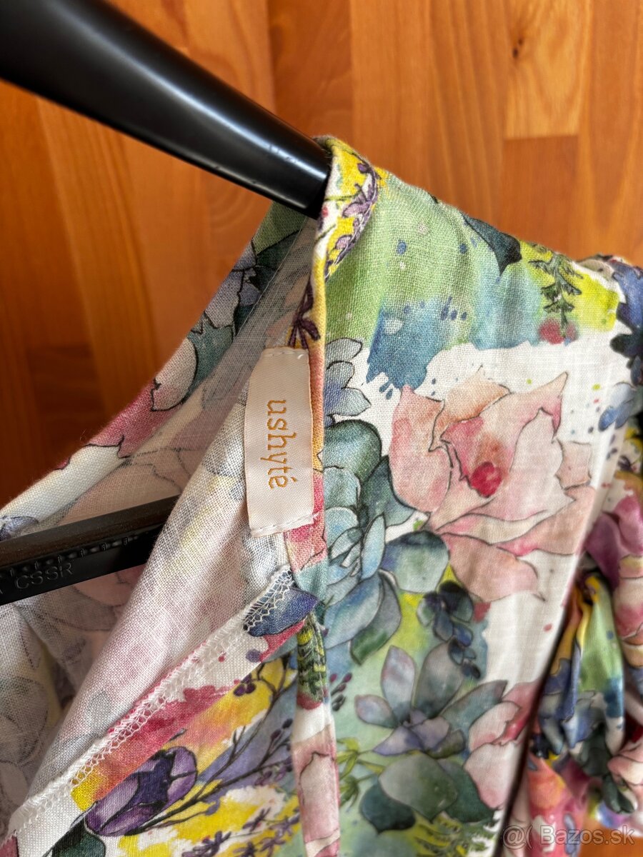 Ľanové šaty Uni Ushyte - 2