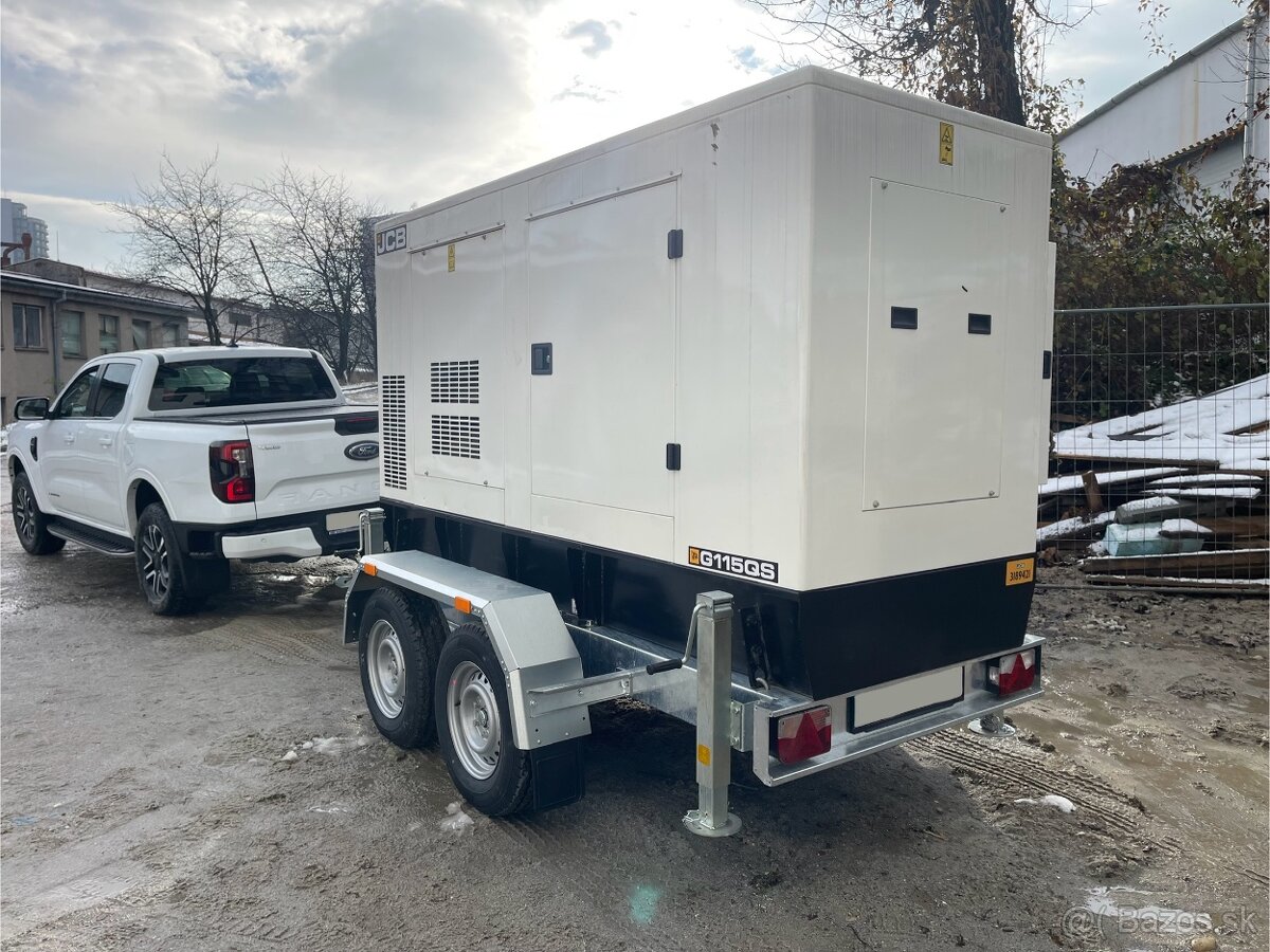 Elektrocentrála JCB 115 kVA na prenájom - 2