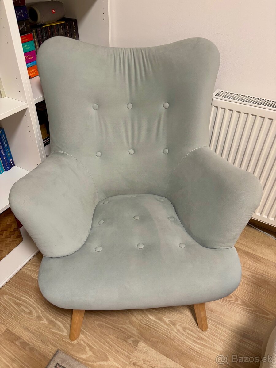 Kreslo SAFIN v mint farbe - 2