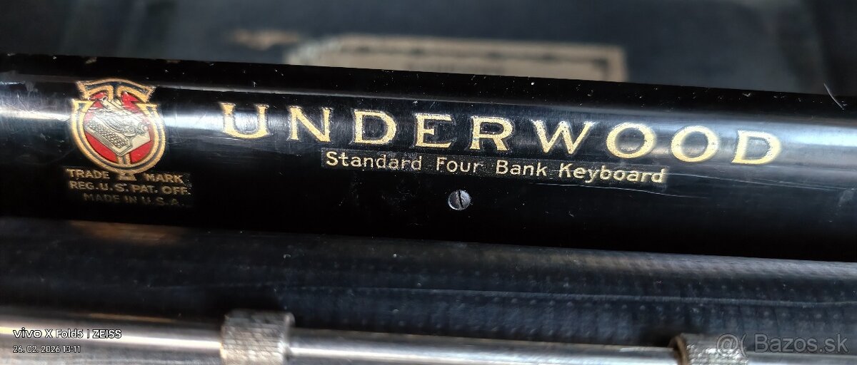 Písací stroj Underwood - 2