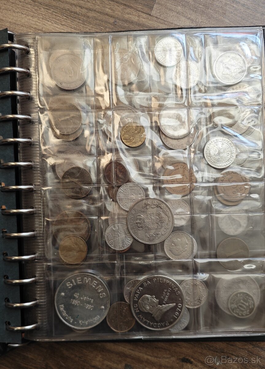 Album, zbierka mincí - 2