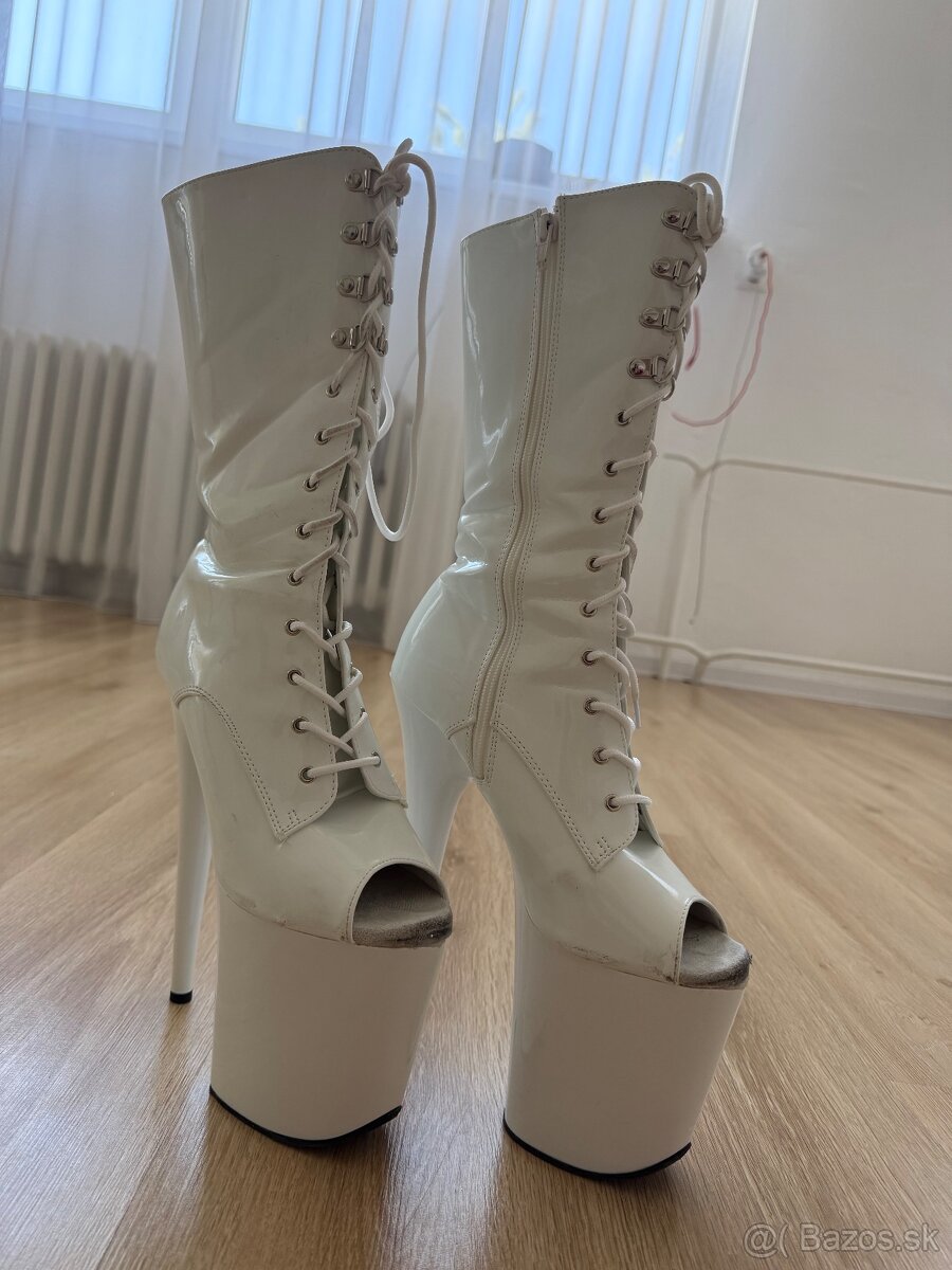 Pleaser shoes biele - 2