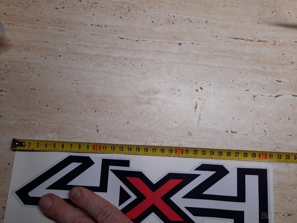 4x4 NÁLEPKA FORD RANGER UNIVERZAL VEĽKÁ 30 X 10 CM - 2