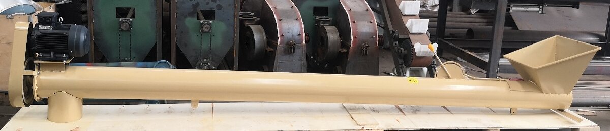 Dopravník 2m, 4m, skrutkový, šnekový - 2