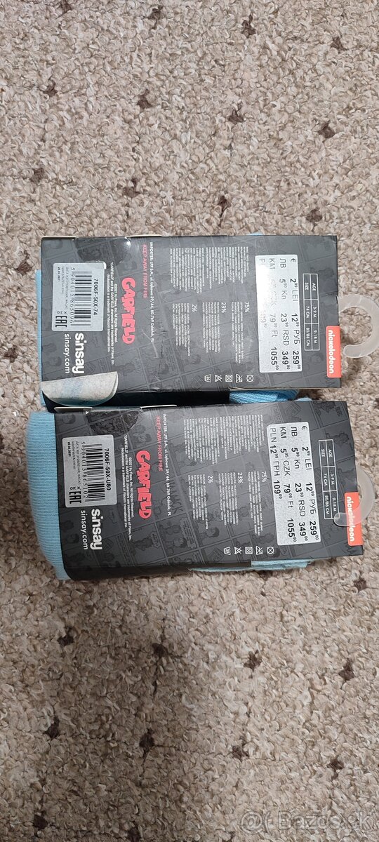 Nové pančuchy Garfield 74, 80/86 - 2