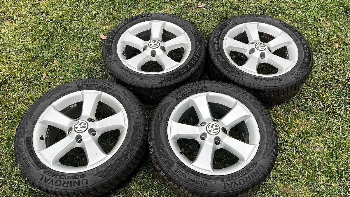 Zimné kolesá 5x112 r16 VW group - 2