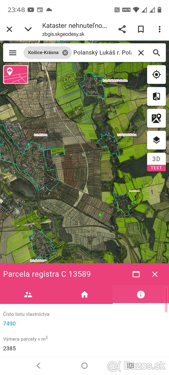 Orná pôda Košice Krasna - 2