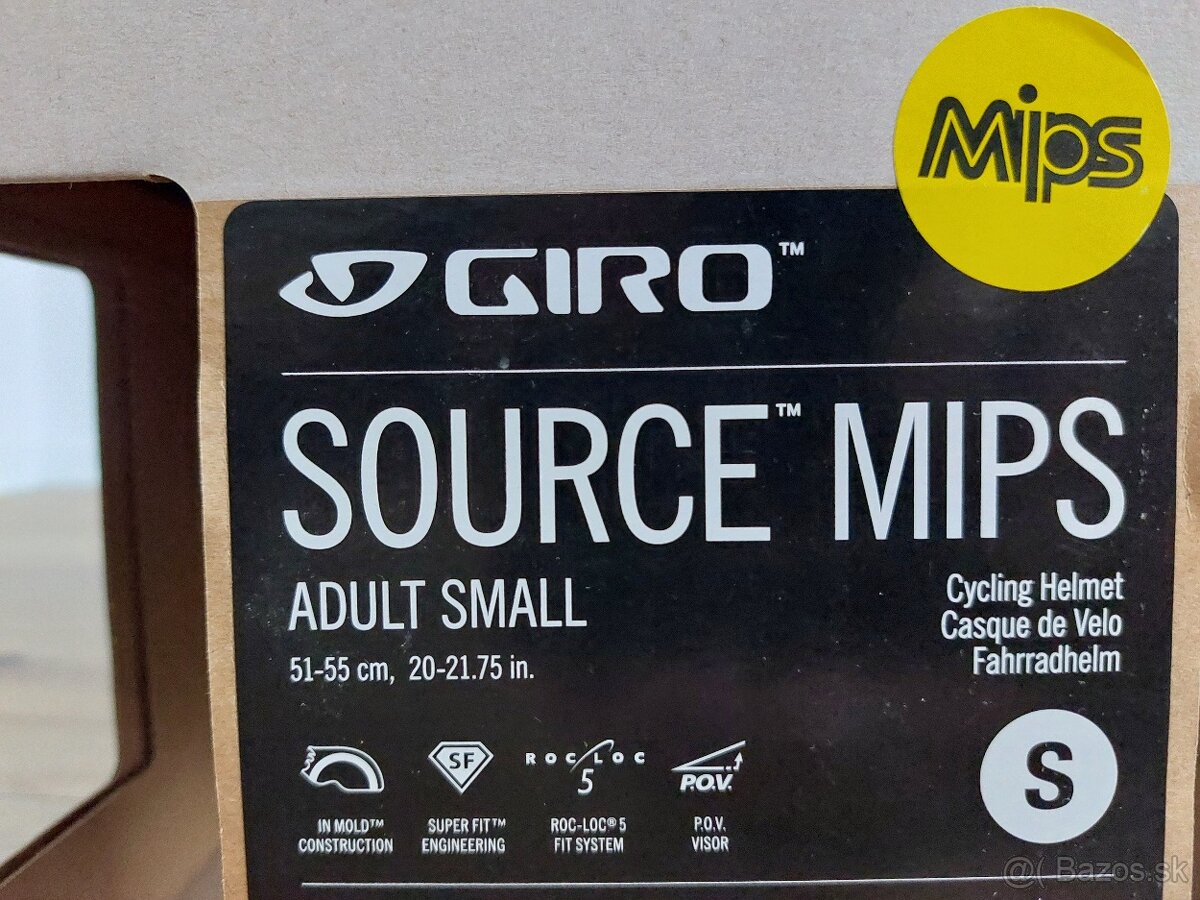 Prilba GIRO Source MIPS Mat Chalk - 2