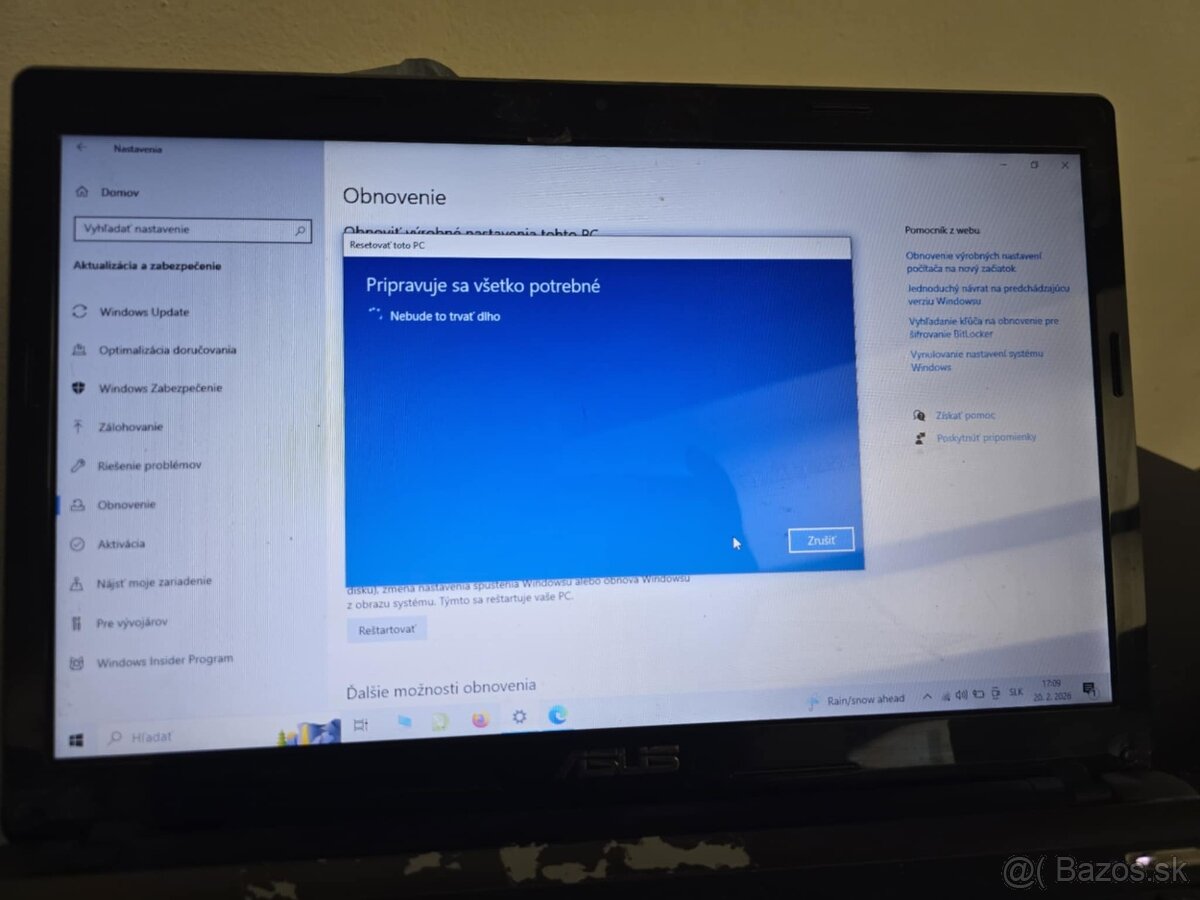 predam starý ntb ASUS - 2