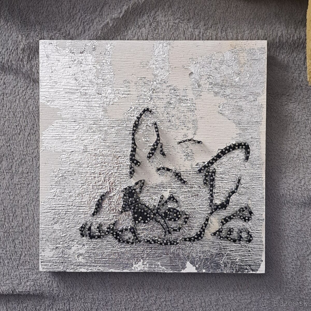 Stringart buldog - 2