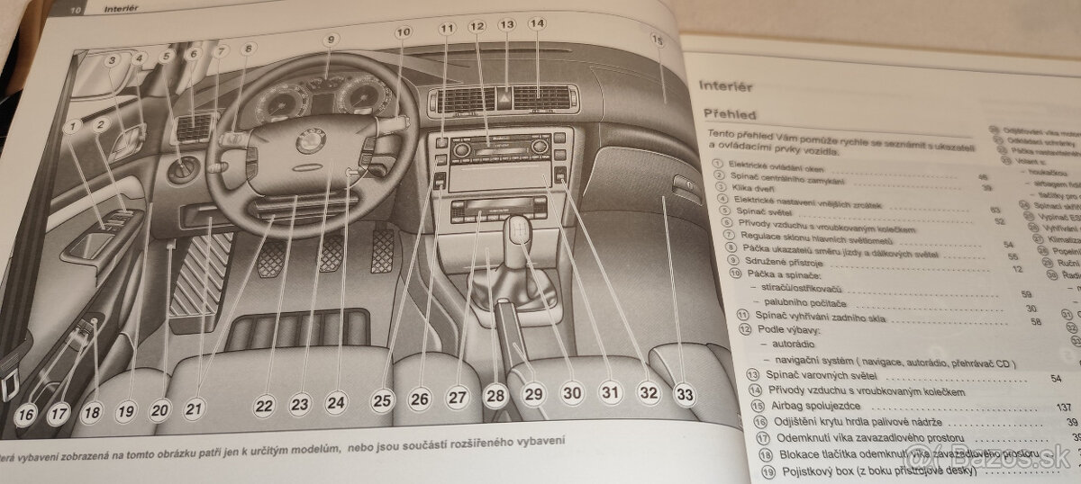 Škoda Superb 1 - příručka - návod k obsluze - 2
