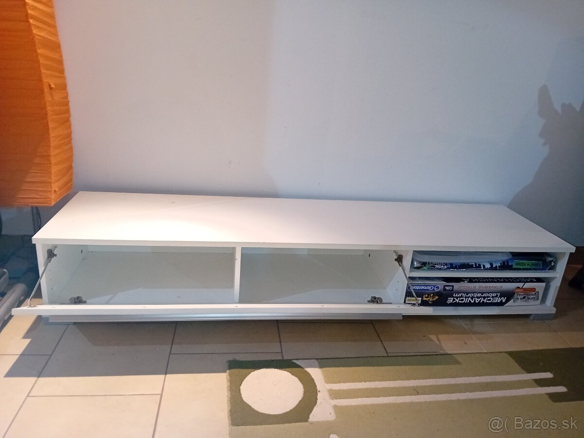 Predám biely stôl pod TV. - 2