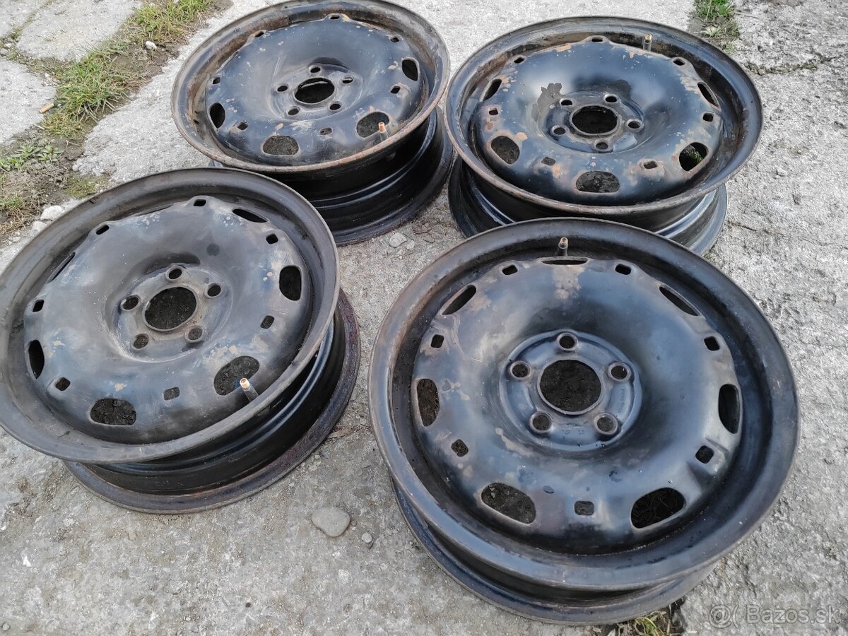 Plechové disky 5x100 R14 57.1mm - 2