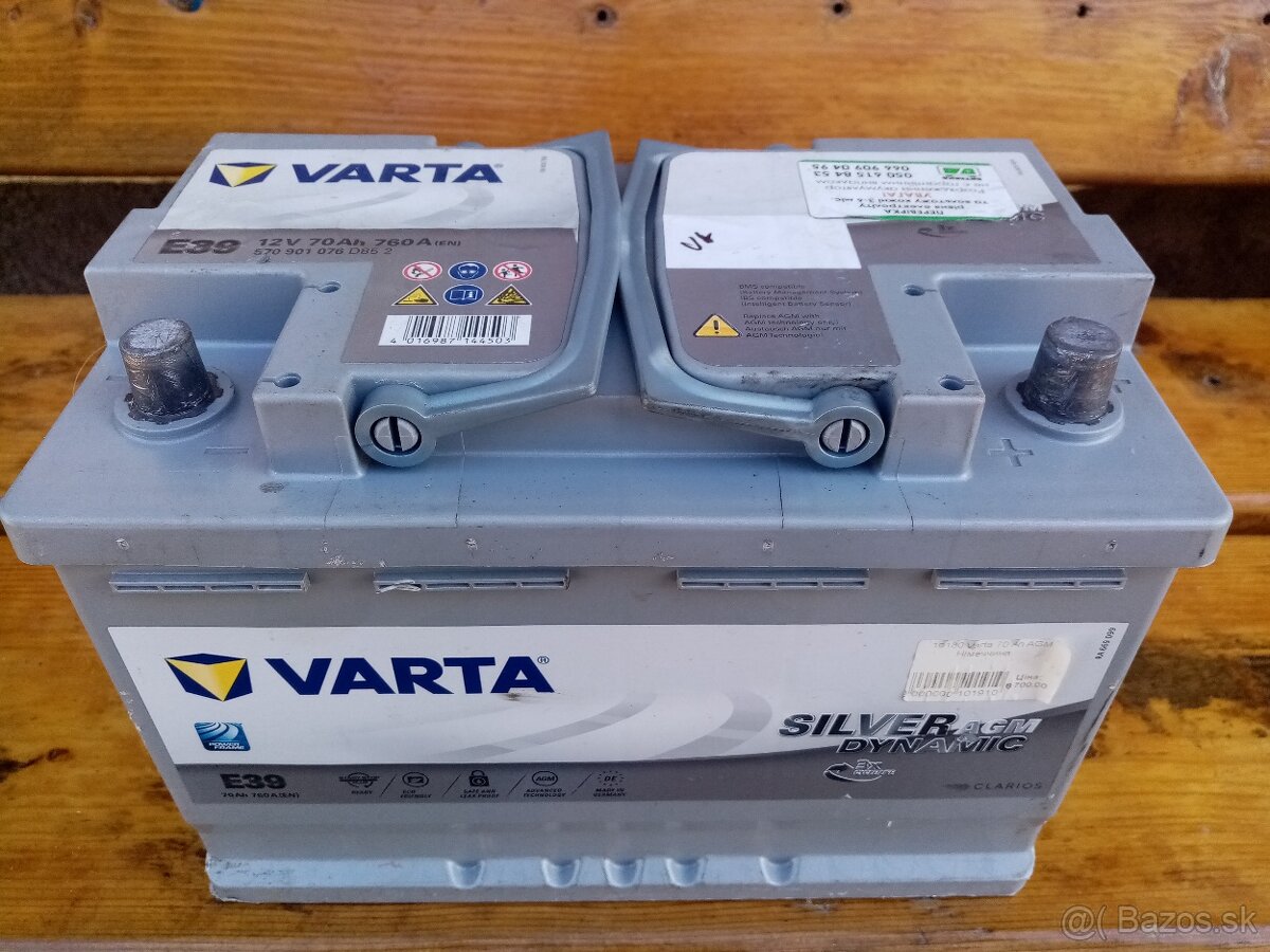 AUTOBATÉRIA - AKUMULÁTOR - Baterka ..12v .--. - - 2