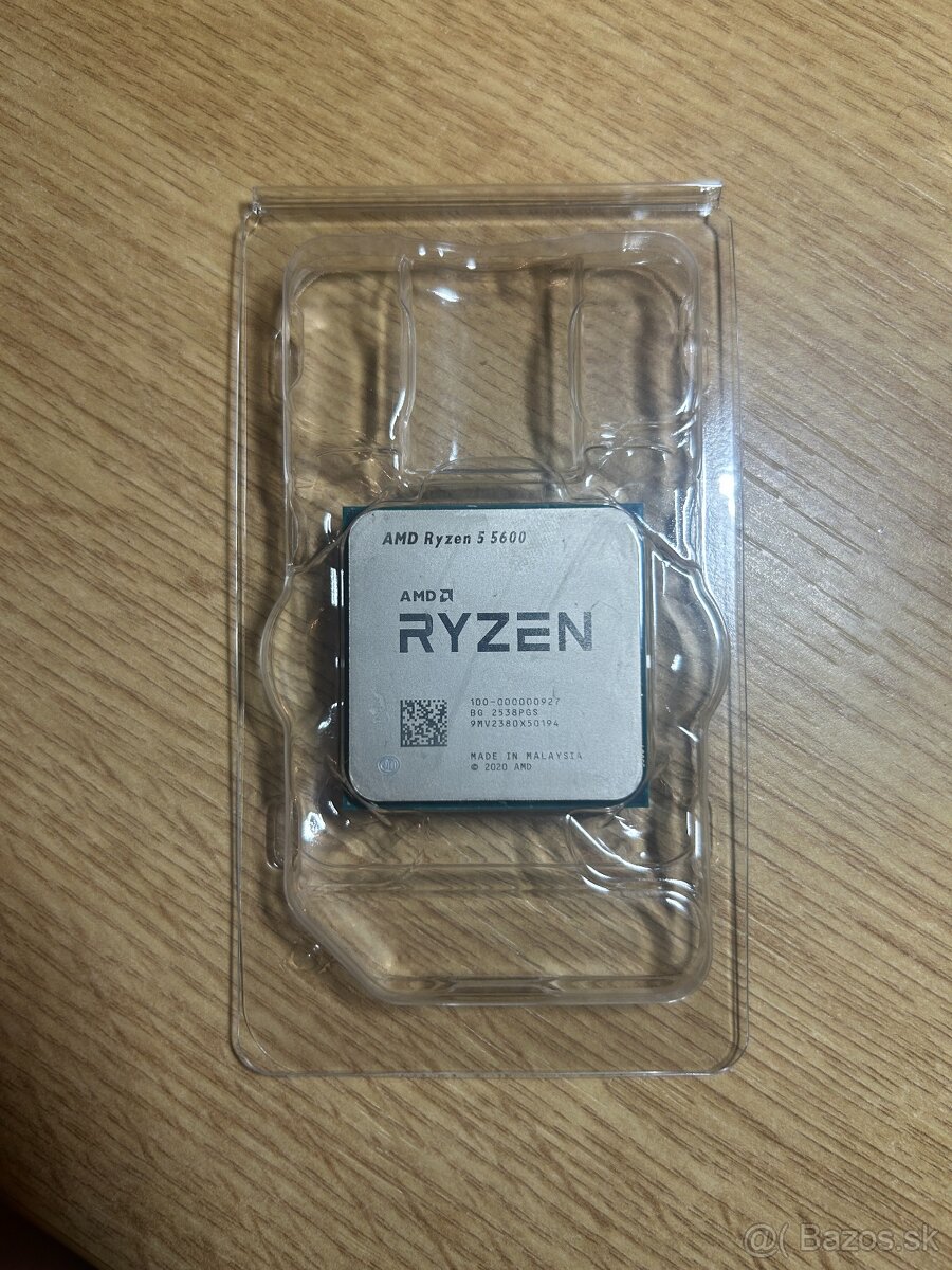 P: AMD Ryzen 5 5600 + BOX chladič + originál balenie - 2