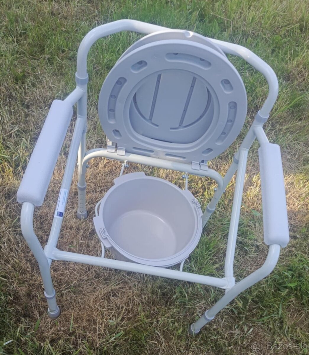 Prenosné WC pre imobilných ľudí ,statické. - 2