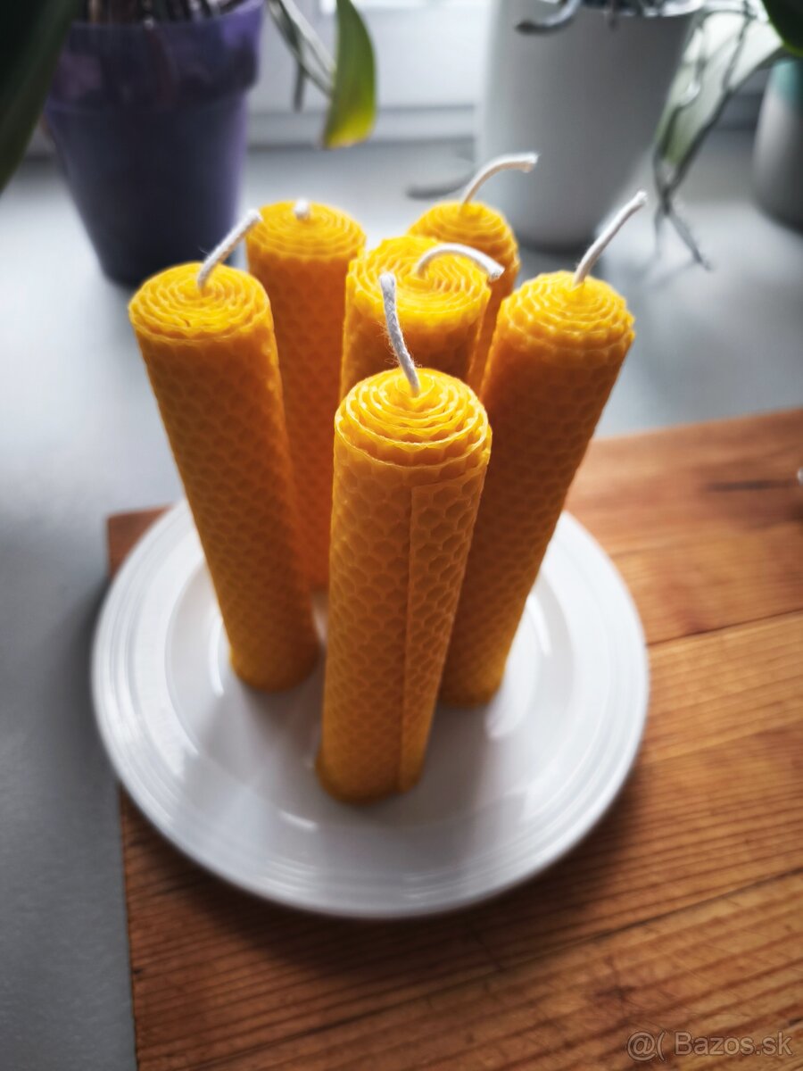 Sviečky zo včelieho vosku - 2